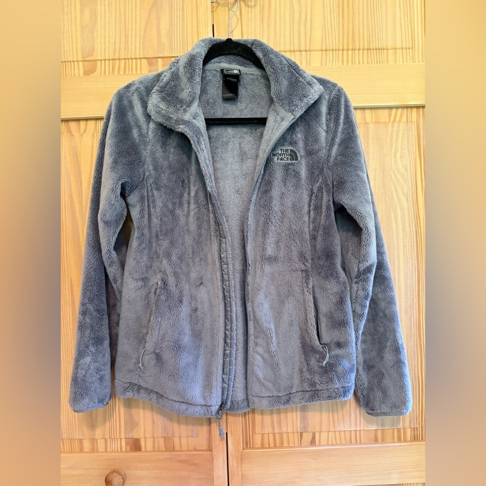 The North Face Women's Plush Gray Teddy Jacket